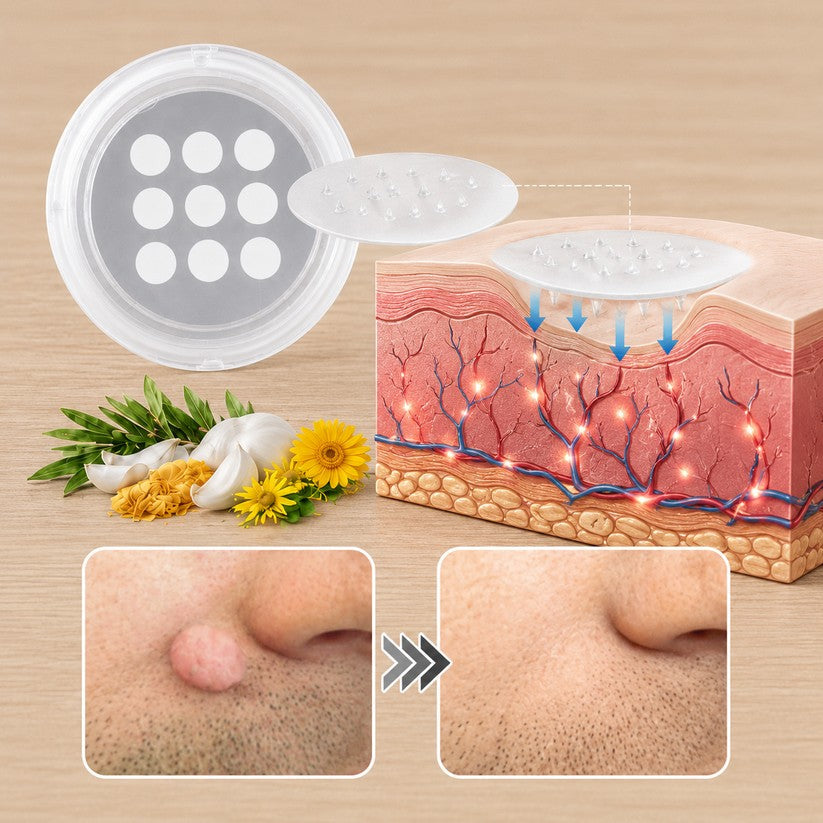 ✨✨✨ PURESHADE® 2v1 mikrojehličková + hydrokoloidní náplast🍀 | Pomáhá odstraňovat vystouplá znaménka, akné, ploché bradavice a kožní výrůstky | Pomáhá zjemnit vrásky, jizvy a nedokonalosti pleti | Diskrétní neviditelná náplast pro obličej i tělo