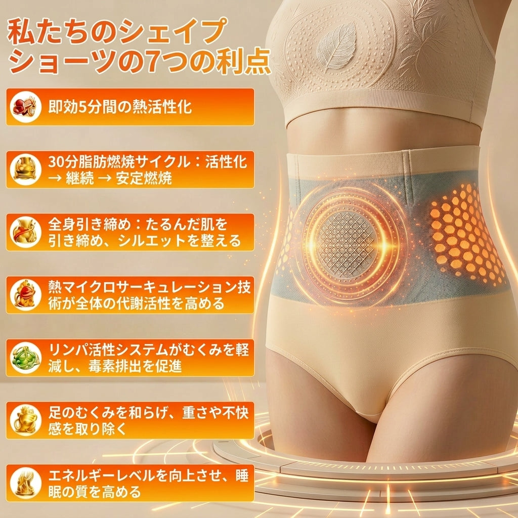 👙公式ブランドストア📢🍟 | 👨‍⚕️ ZUWIAY® 𝟐𝟎𝟐𝟔 モリンガ＆ベルベリン配合 𝟒-𝐢𝐧-𝟏 マイクロ粒子 シェイプアップ＆脂肪燃焼ショーツ 💐💐