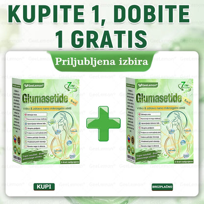Registrirano pri JAZMP in GMP certificirano👩‍⚕️🎁 𝐆𝐞𝑒𝐿𝑒𝐦𝐨𝐧® 𝐆𝐥𝐮𝐦𝐚𝐬𝐞𝐭𝐢𝐝𝐞 8 v 1 Hujševalni in zdravju namenjen nano obliž z mikroiglicami 🇸🇮 (Samo enkrat na dan, vidne spremembe že v 7 dneh)